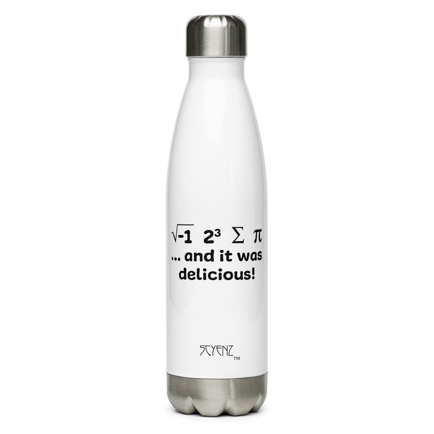 I_Eight_Sum_Pi SCYENZ Stainless Steel Water Bottle - Science and Math Collection