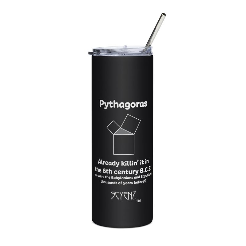 Pythagoras_2 SCYENZ Stainless steel tumbler - Science and Math Collection