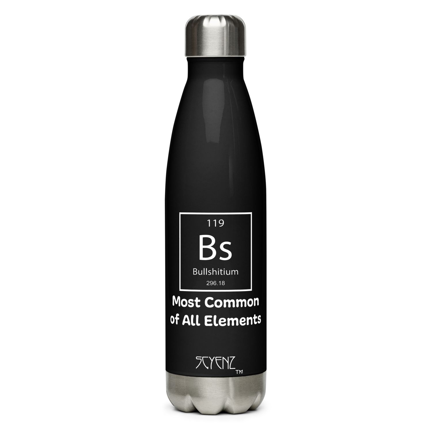 Bullshitium SCYENZ Stainless steel water bottle - Science and Math Collection