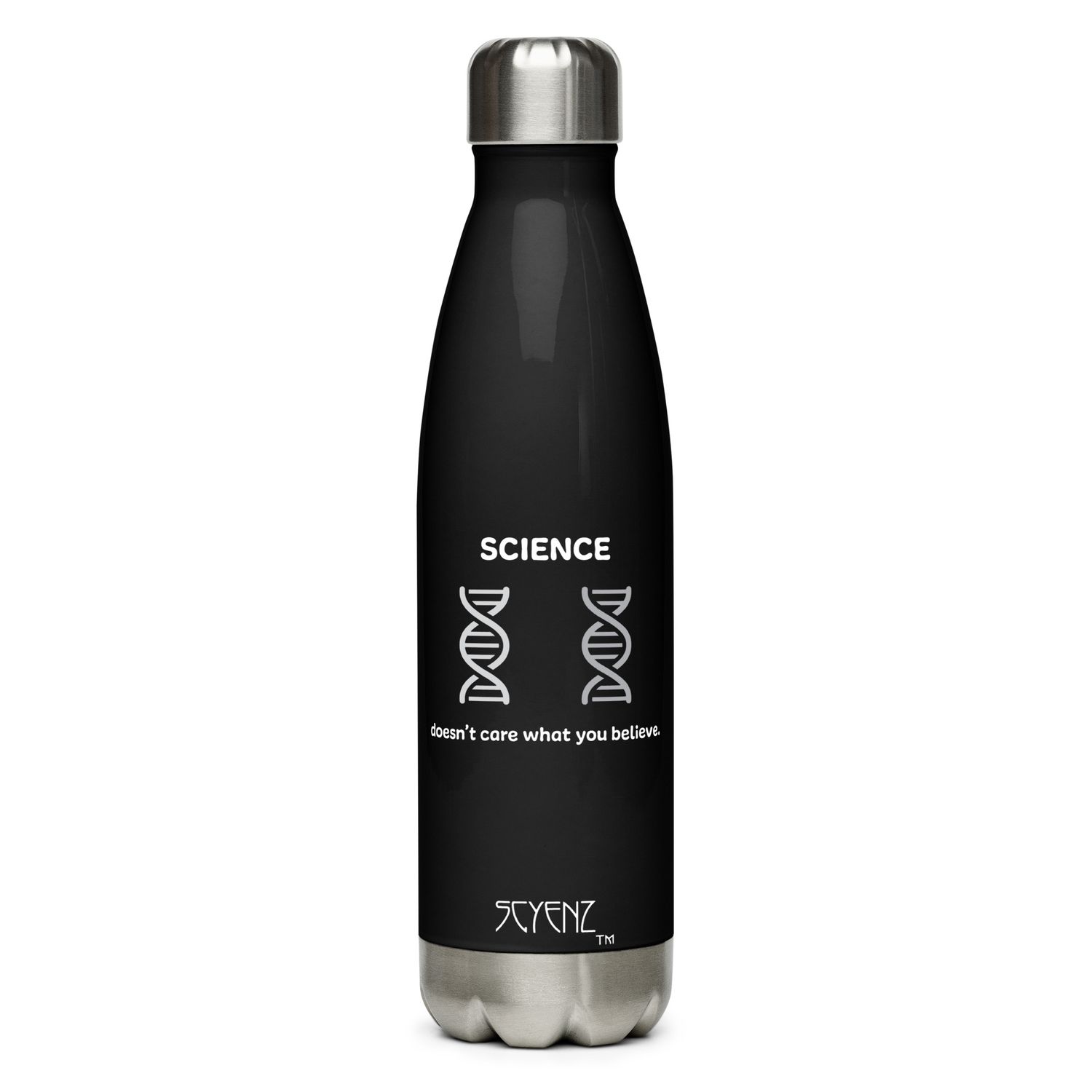 What_You_Believe_DNA_2 Stainless steel water bottle - Science and Math Collection 