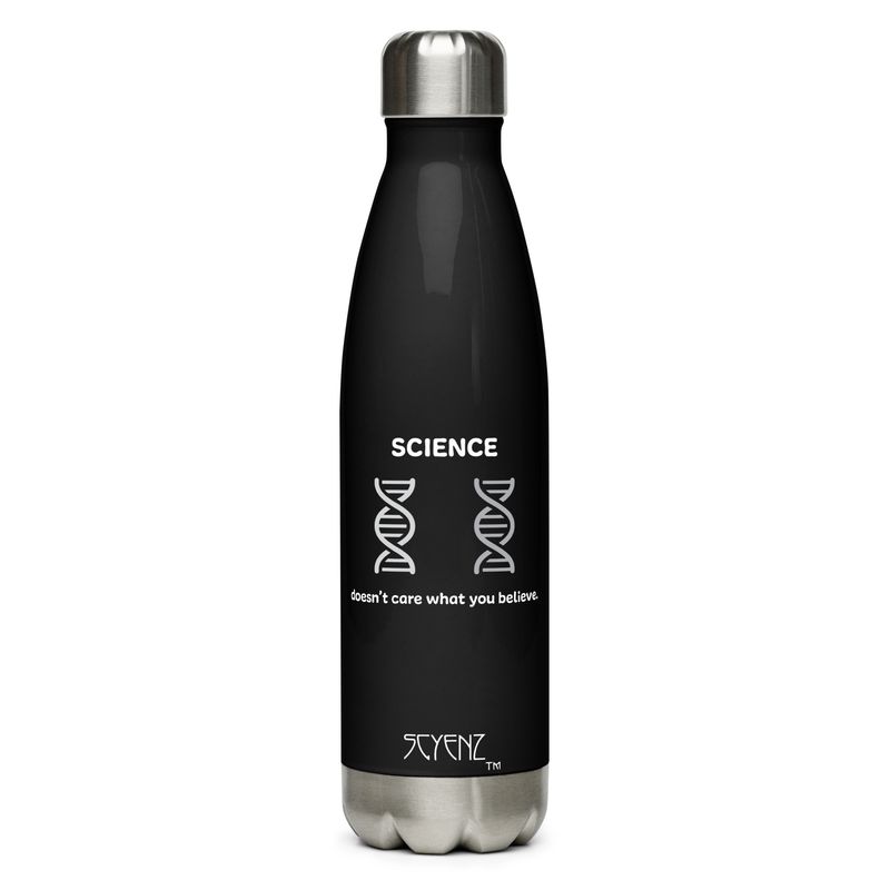 What_You_Believe_DNA_2 Stainless steel water bottle - Science and Math Collection 