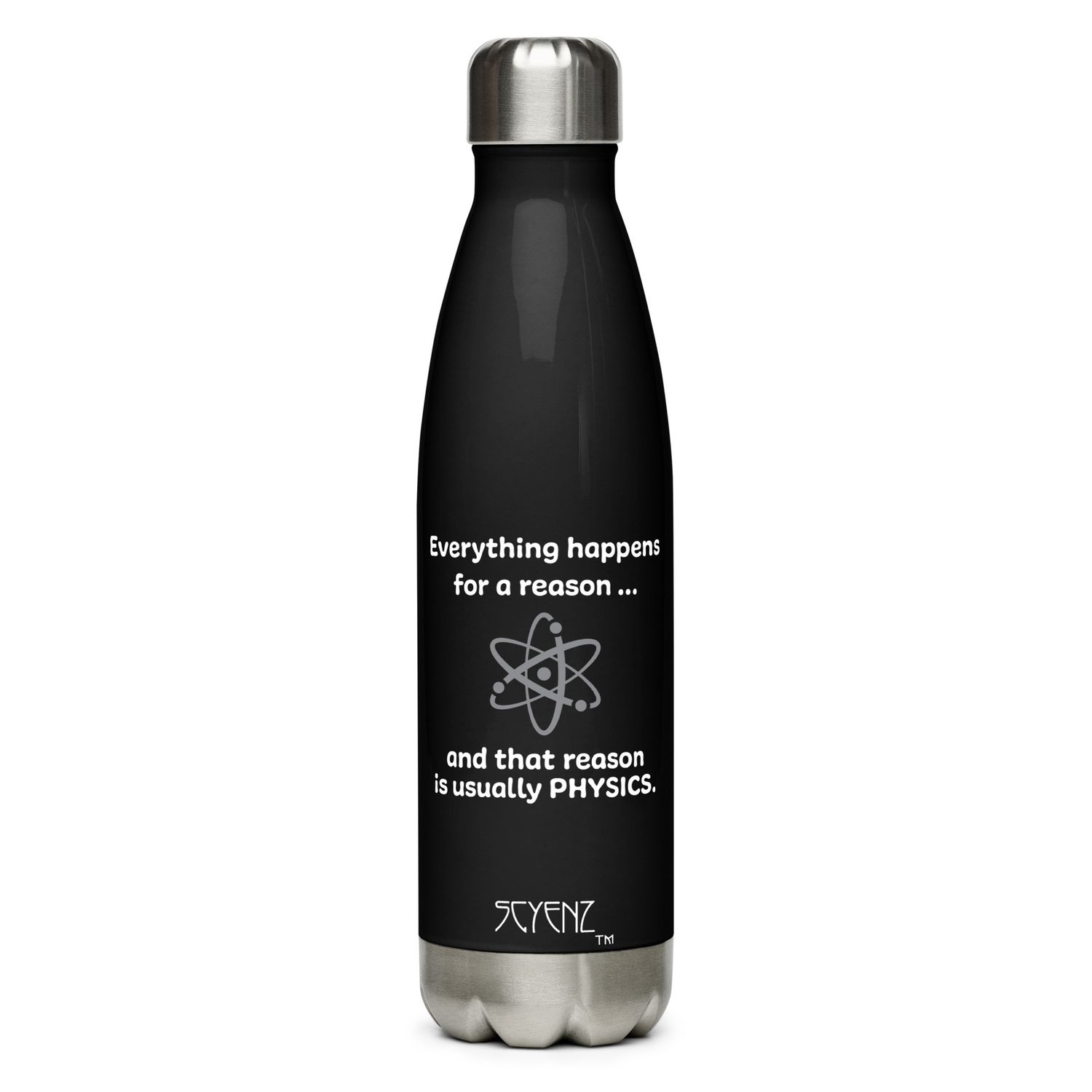 Usually_Physics SCYENZ Stainless steel water bottle - Science and Math Colletion 