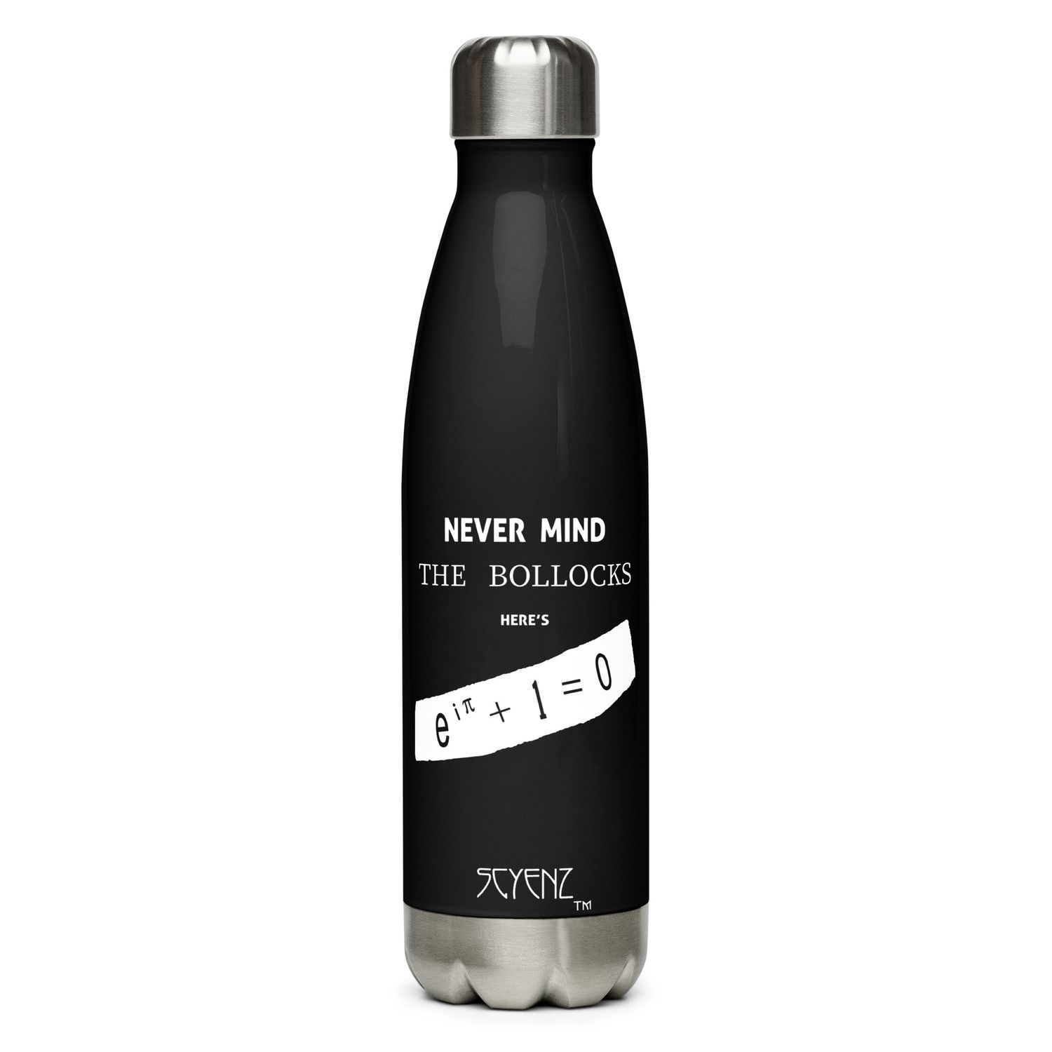 Never_Mind_the_Bollocks SCYENZ Stainless steel water bottle - Science and Math Collection