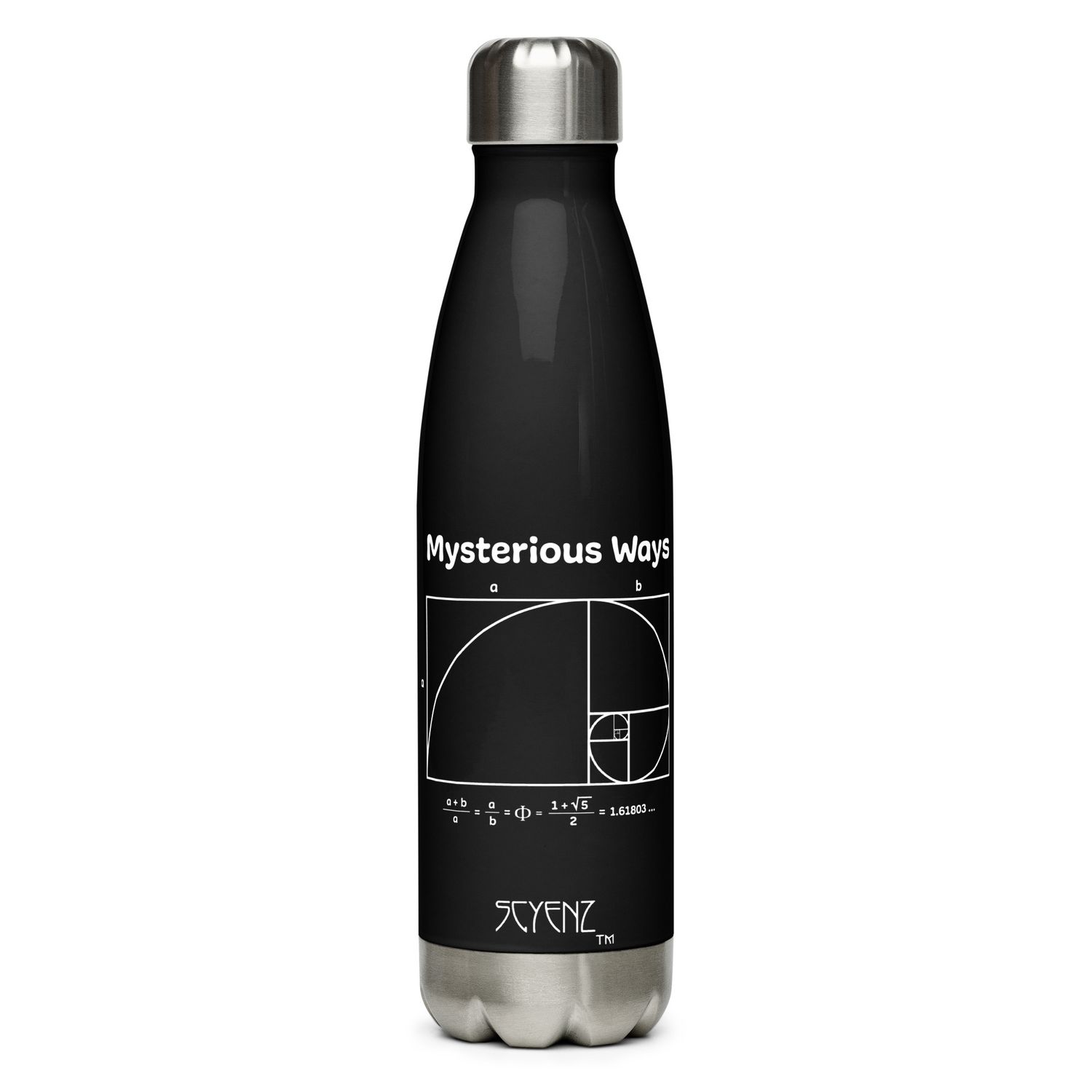 Mysterious_Ways SCYENZ Stainless steel water bottle - Science and Math Collection