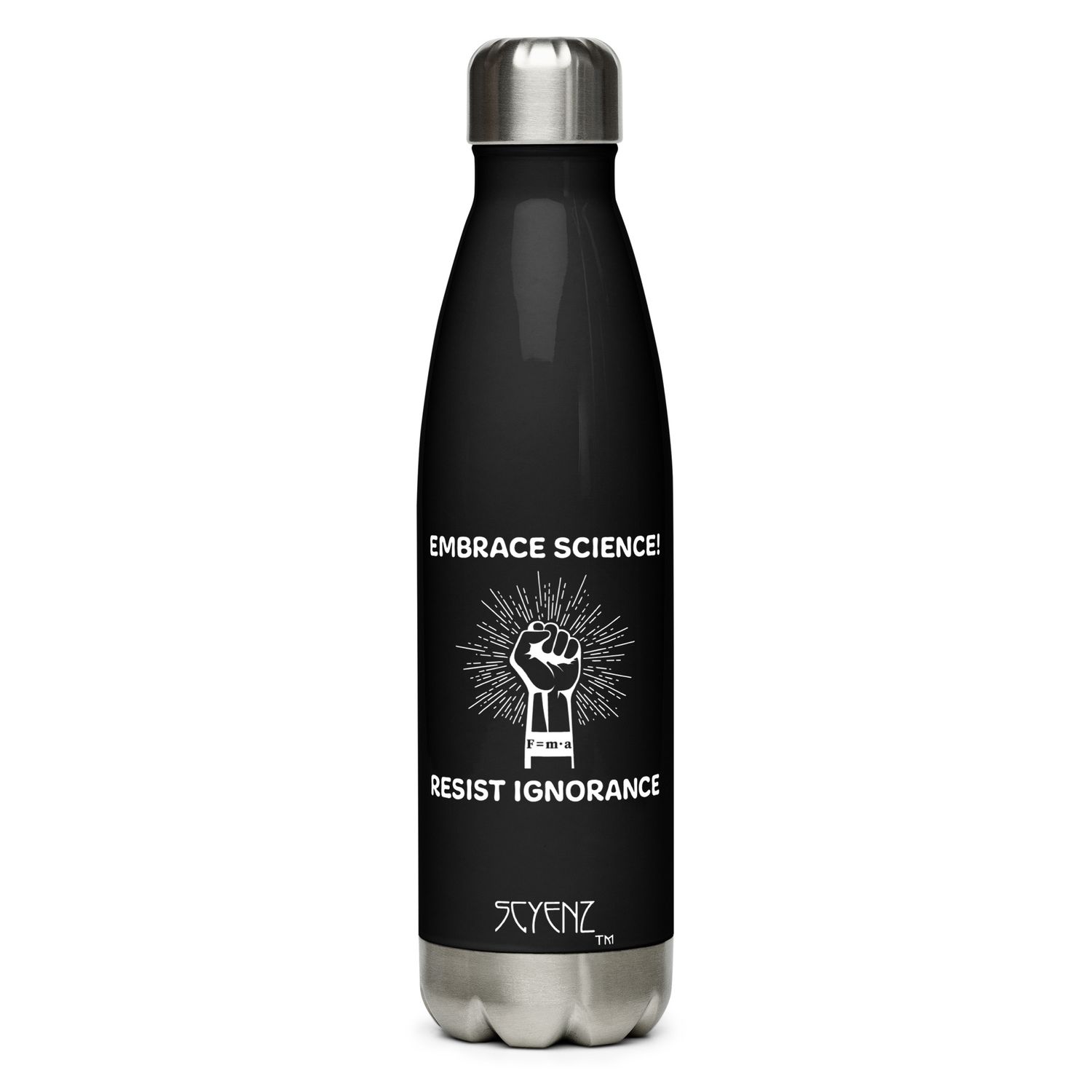 Embrace_Science SCYENZ Stainless steel water bottle - Science and Math Collection