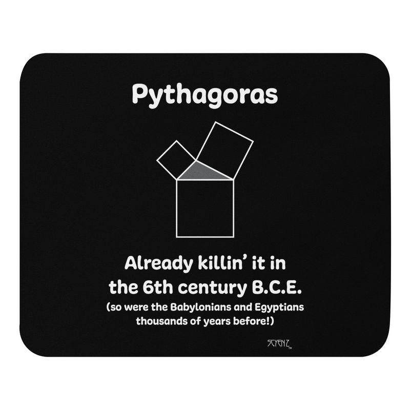 Pythagoras_2 SCYENZ Mouse pad - Science and Math Collection