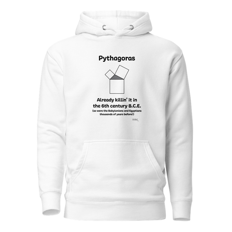 Pythagoras_2 SCYENZ Unisex Hoodie - Science and Math Collection