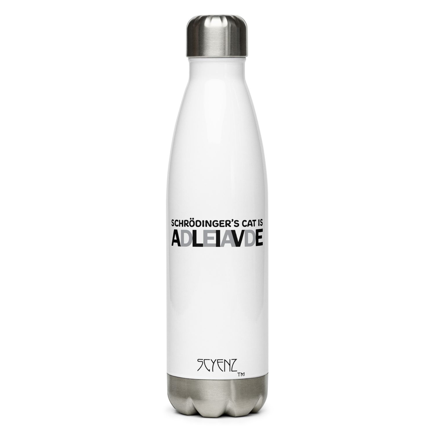 Alive_Dead_1 SCYENZ Stainless steel water bottle - Science and Math Collection