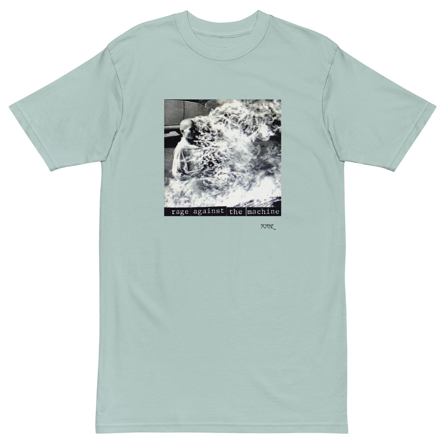 Rage_Against_The_Machin SCYENZ Men’s premium heavyweight tee