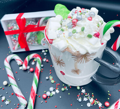 Candy Cane Hot Chocolate Kit
