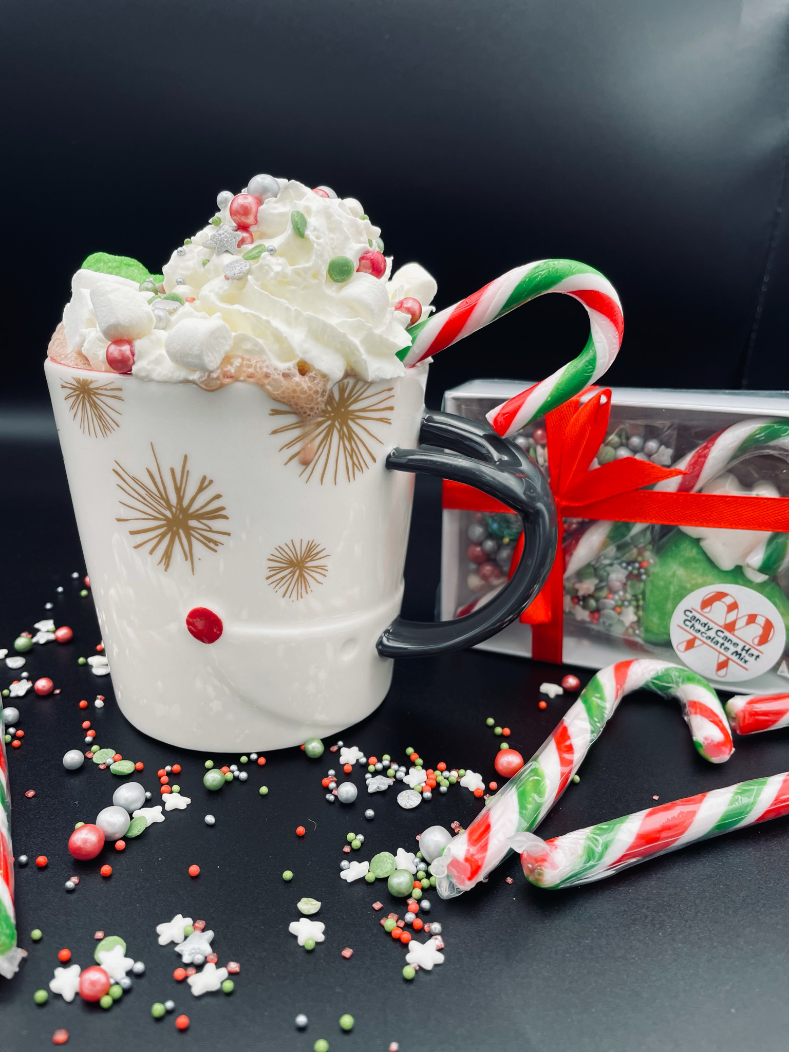 Candy Cane Hot Chocolate Kit