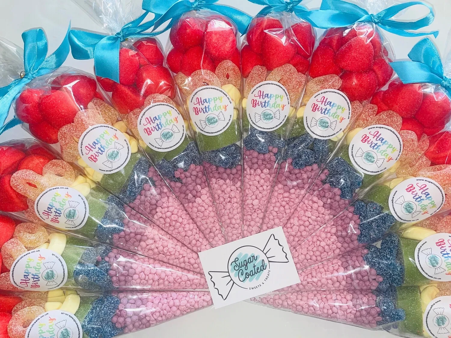 Extra Large Rainbow Sweet Cones