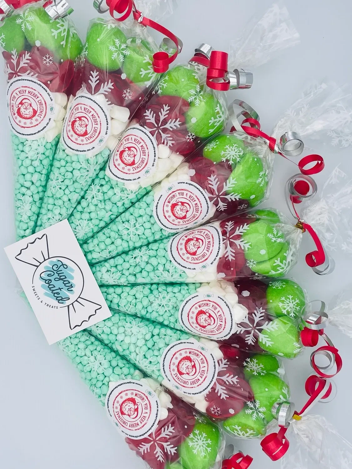 SugarCoated Christmas Sweet Cones