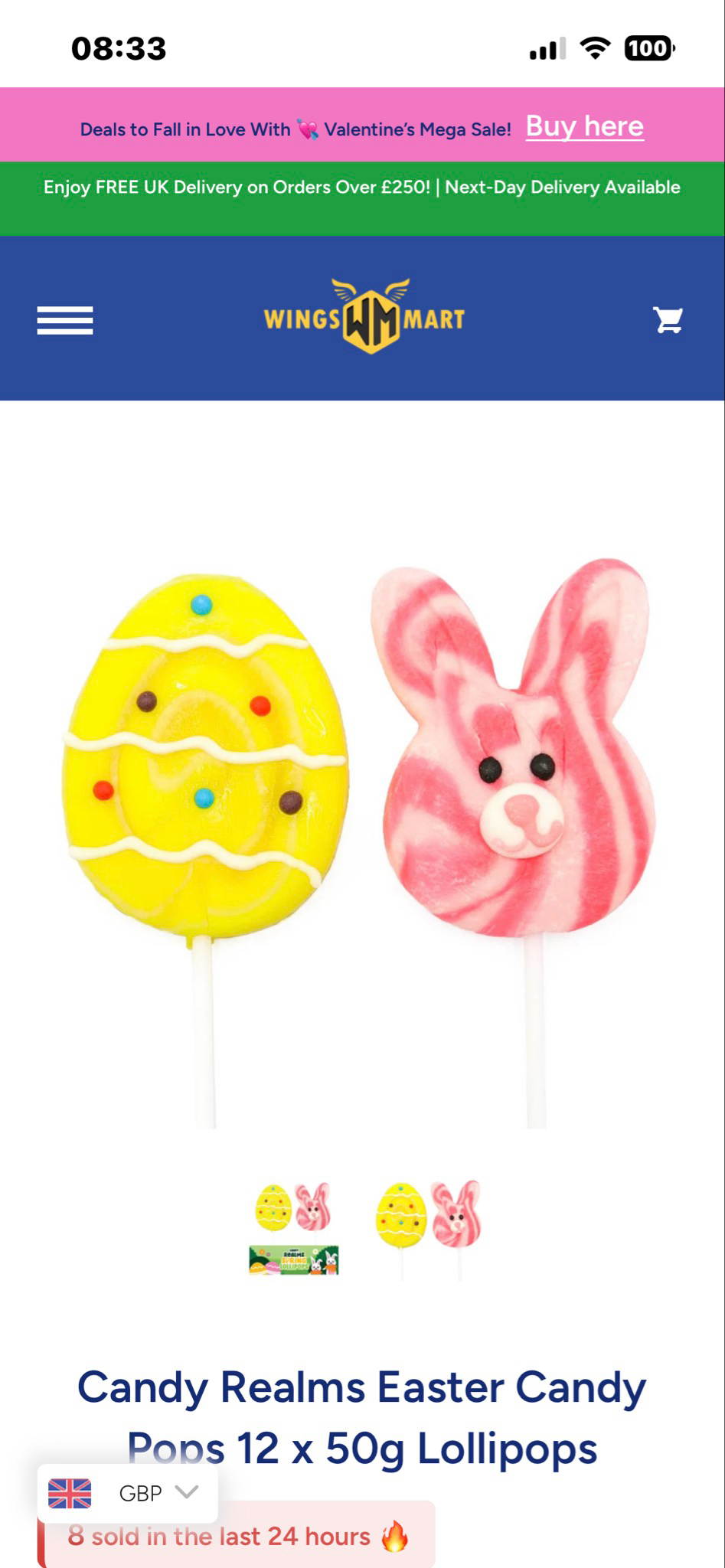 Realms Easter Lollipop