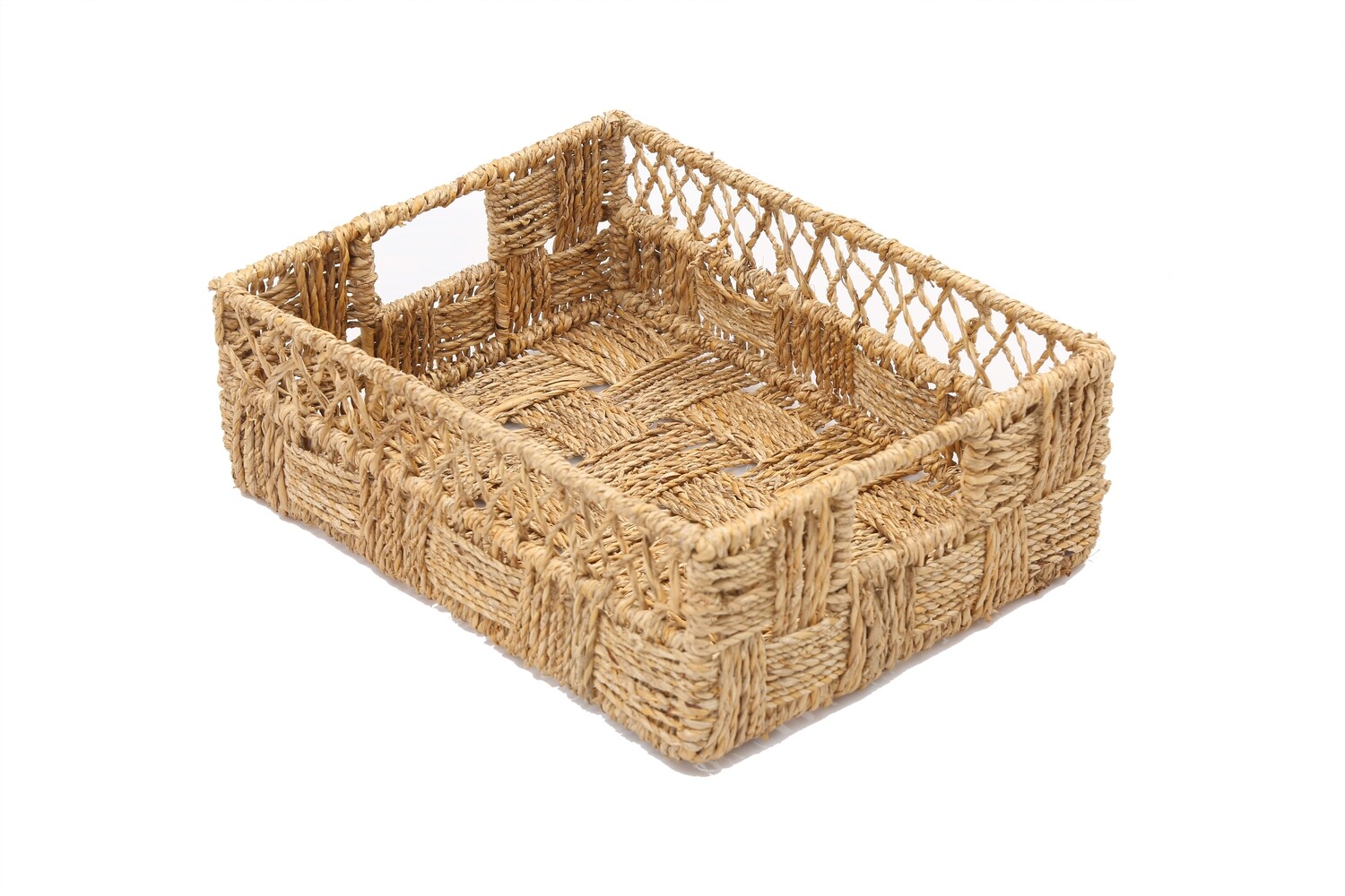 Banana Fiber Rope Tray (with metal frame)
