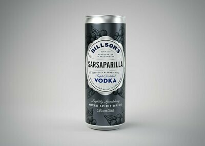 Billsons Sarsaparilla & Vodka  4 Pack 355 ml