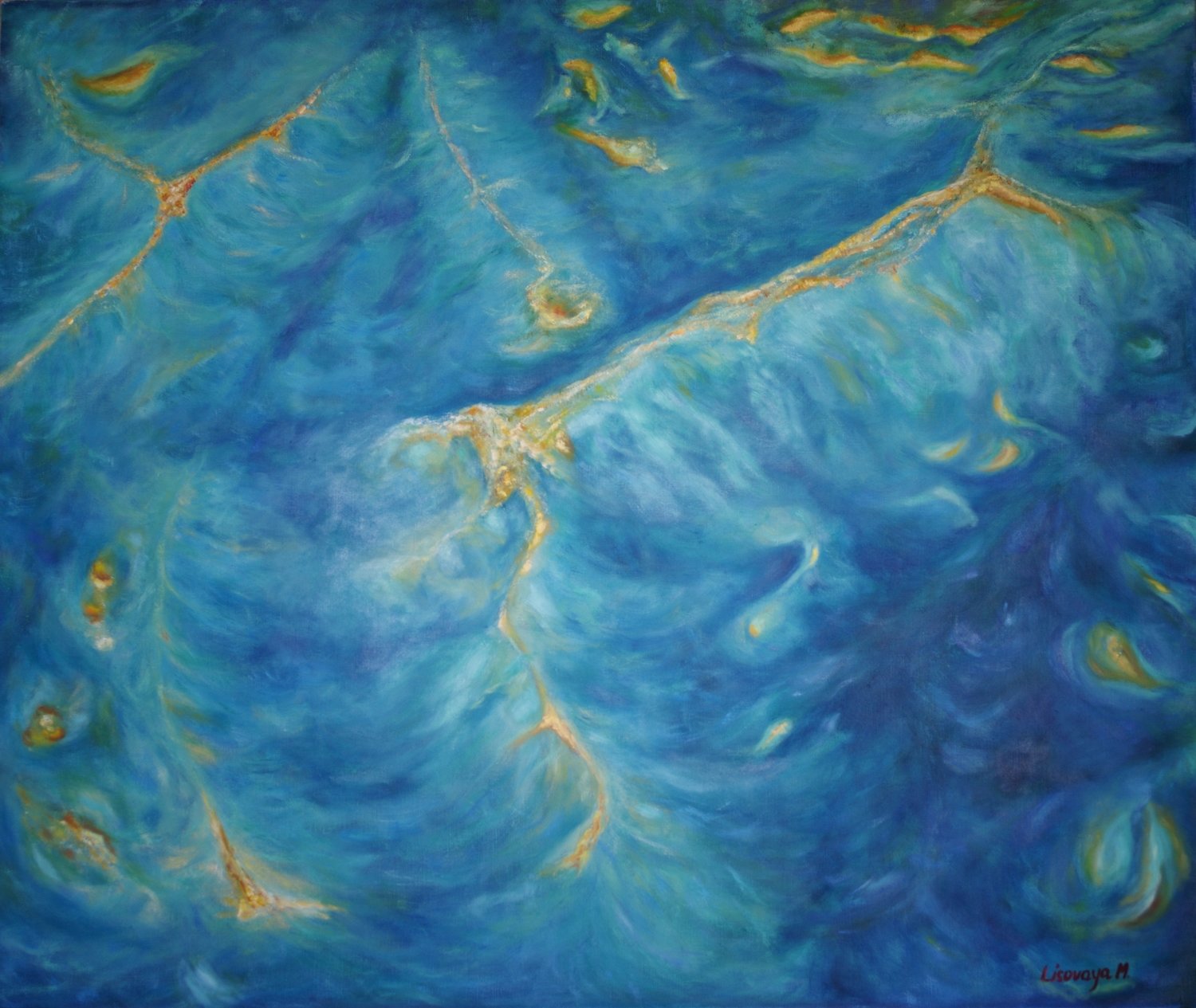 Marina Lisovaya - The Nature Of Large Water | 120 x 100 Marina Lisovaya - The Nature Of Large Water | 120 x 100