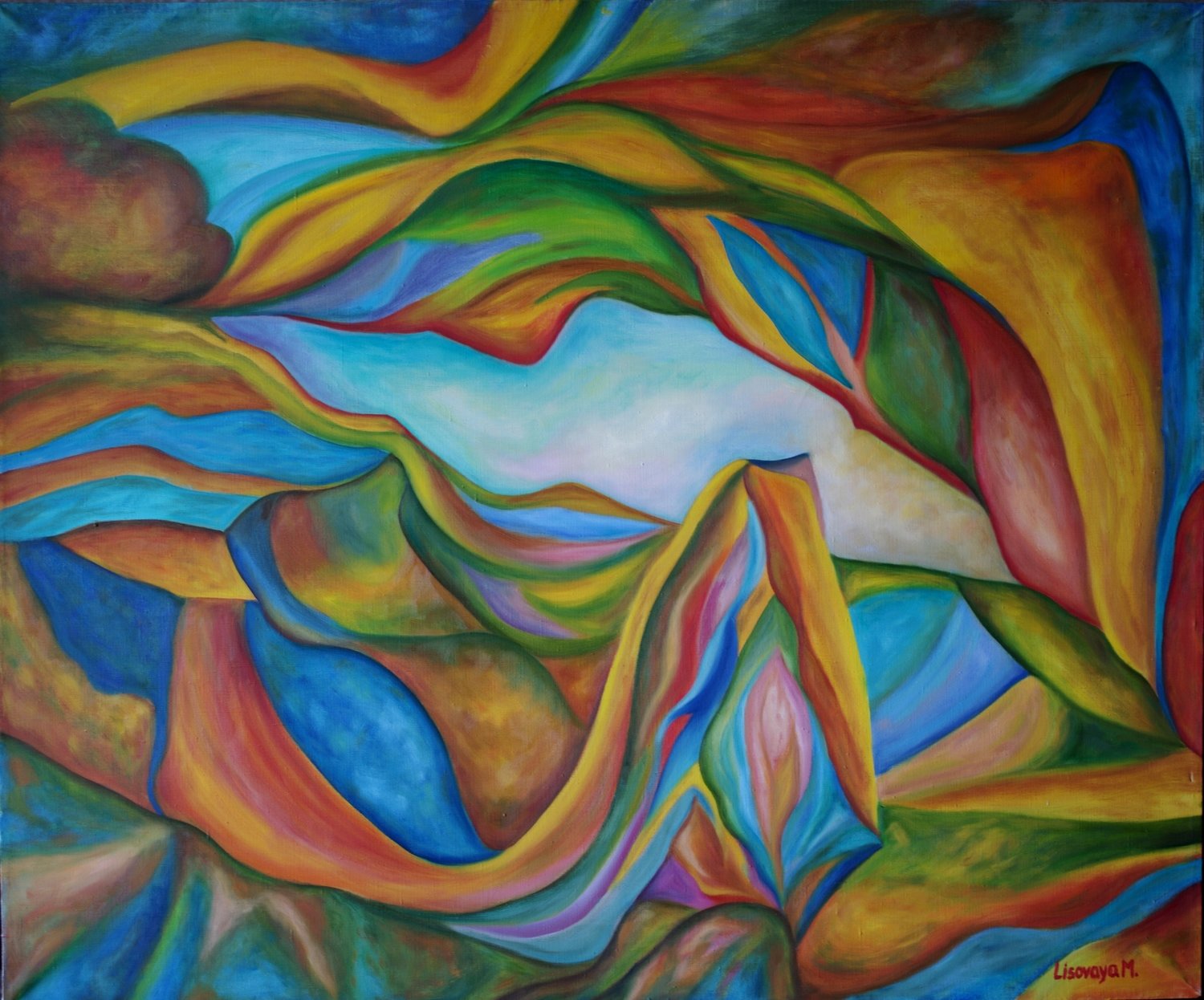 Marina Lisovaya - Beginning | 120 x 100 Marina Lisovaya - Beginning | 120 x 100