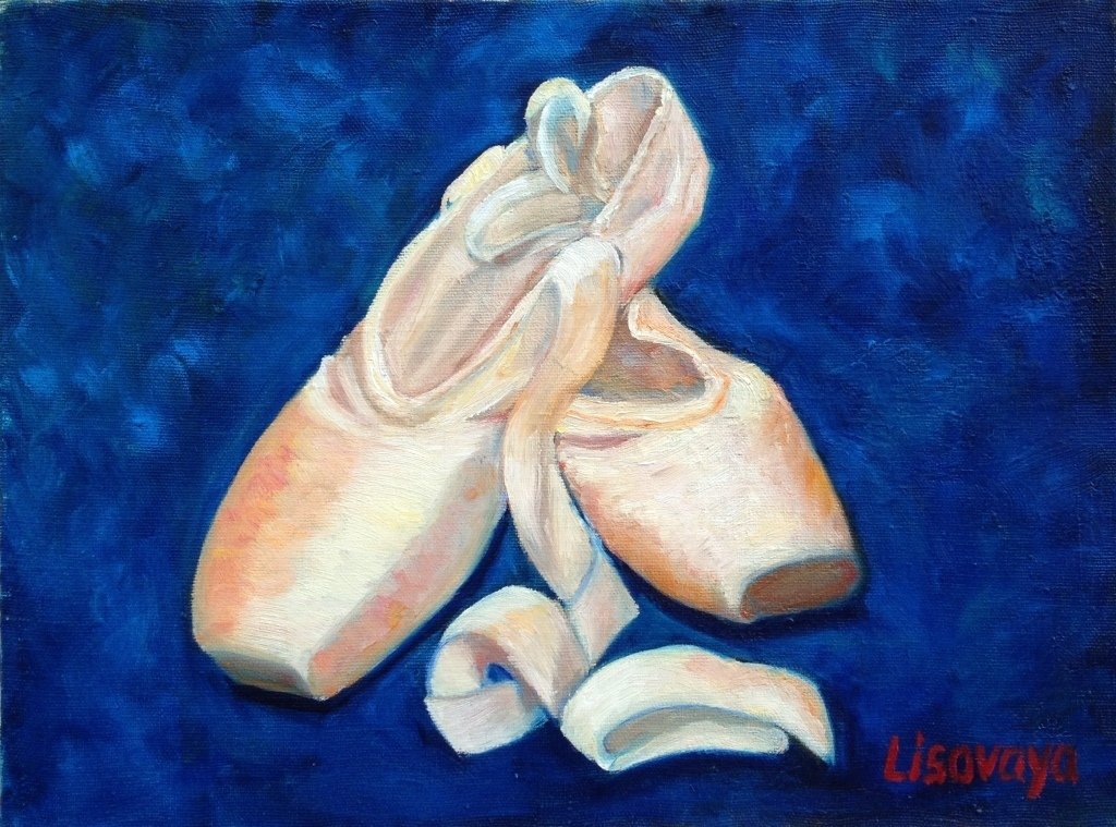 Marina Lisovaya - Pointe Shoes | 40 x 30 Marina Lisovaya - Pointe Shoes | 40 x 30