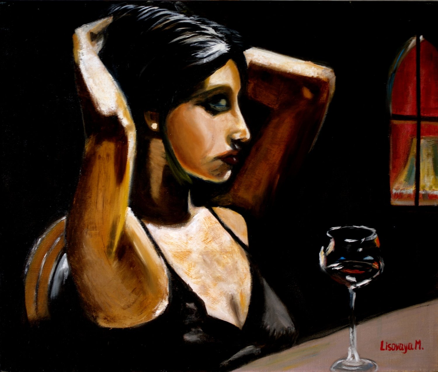 Marina Lisovaya - Milonga | 60 x 50 Marina Lisovaya - Milonga | 60 x 50