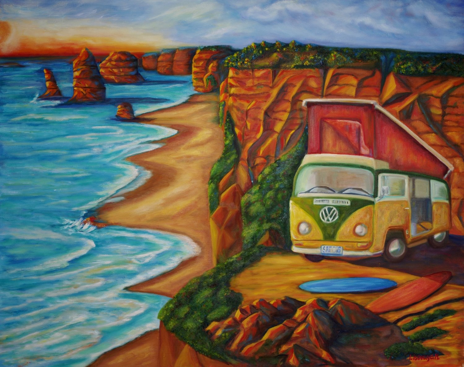 Marina Lisovaya - Along The Great Oceanic | 100 x 80 Marina Lisovaya - Along The Great Oceanic | 100 x 80