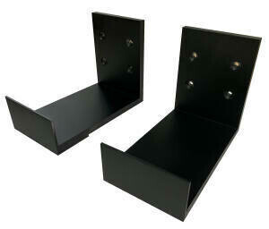 Vividstorm Wall Brackets for Floor Screen - Black