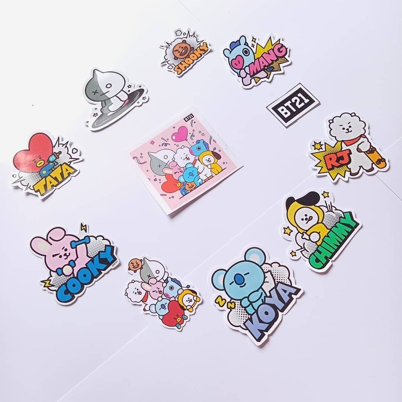 Bt21 Comic Bundle|Stickers for journalling and decoration