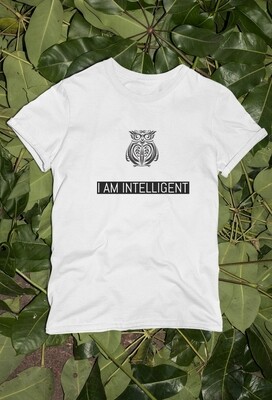 Owl print t shirt - white