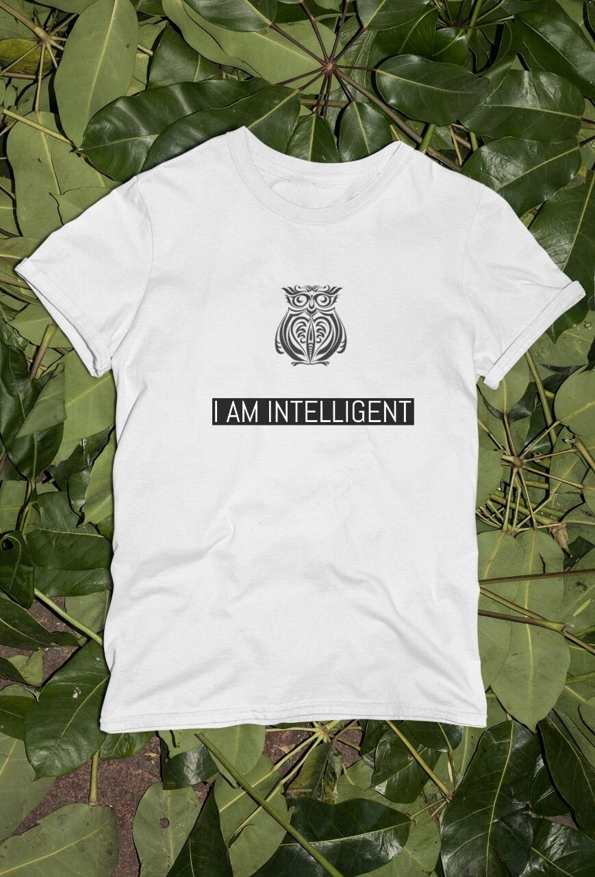 Owl print t shirt - white