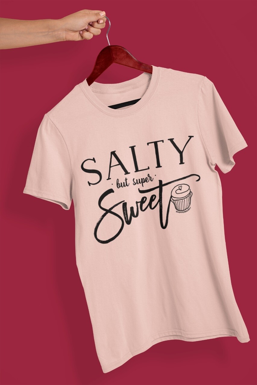 Salty but super sweet t shirt - pink