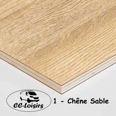 Coloris Bois peuplier Stratifié