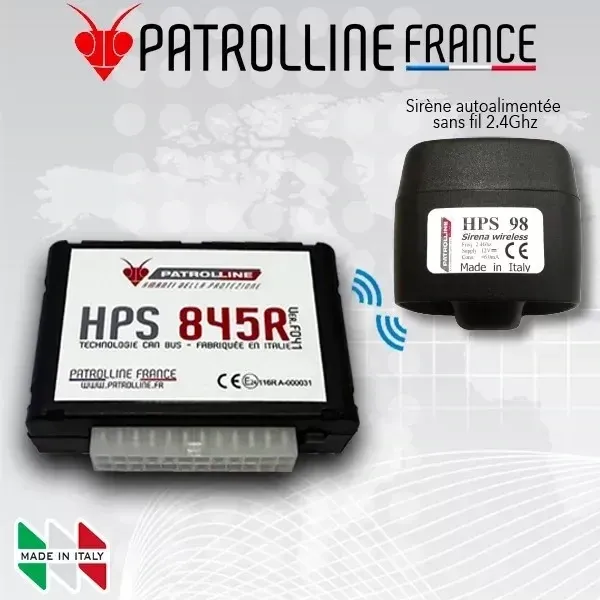 Alarme CAN BUS sur télécommande d'origine avec Sirène