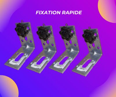 Kit fixation rapide pour colonne