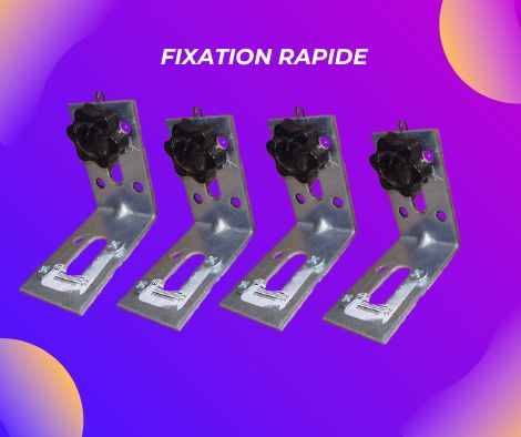 Kit fixation rapide pour cuisine