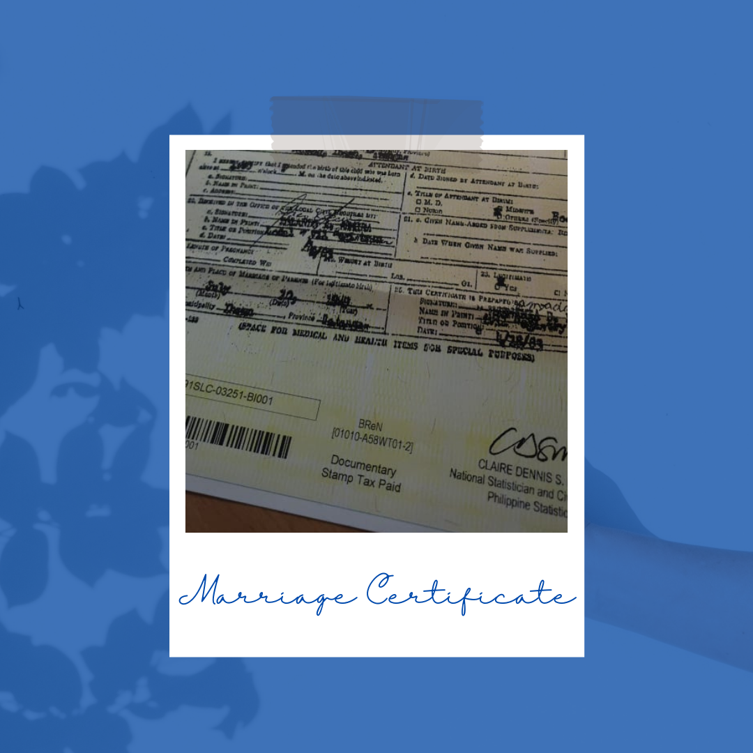 Marriage Certificate