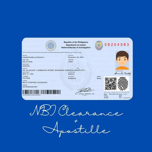 NBI with Apostille