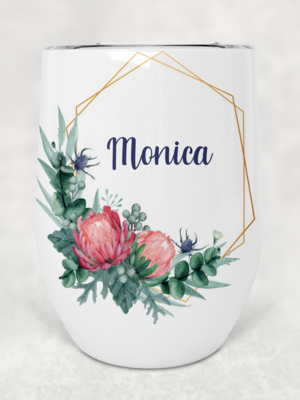 Wine Tumbler Protea Frame