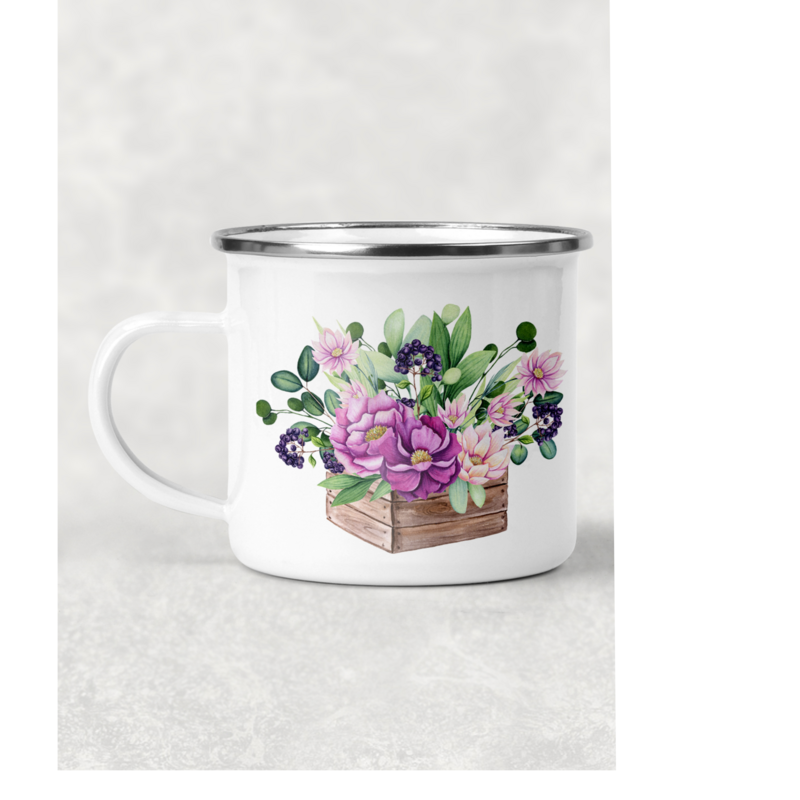 Spring Collection Enamel Mug