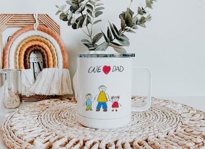 &quot;Your child&#39;s drawing&quot;  Stainless Steel Coffee Mug