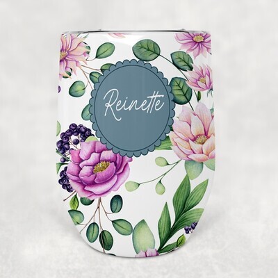 Spring Full Wrap Wine Tumbler