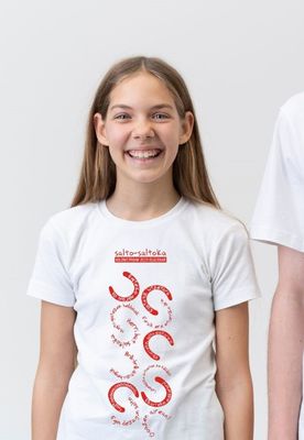 Haurrentzat kamiseta txuria