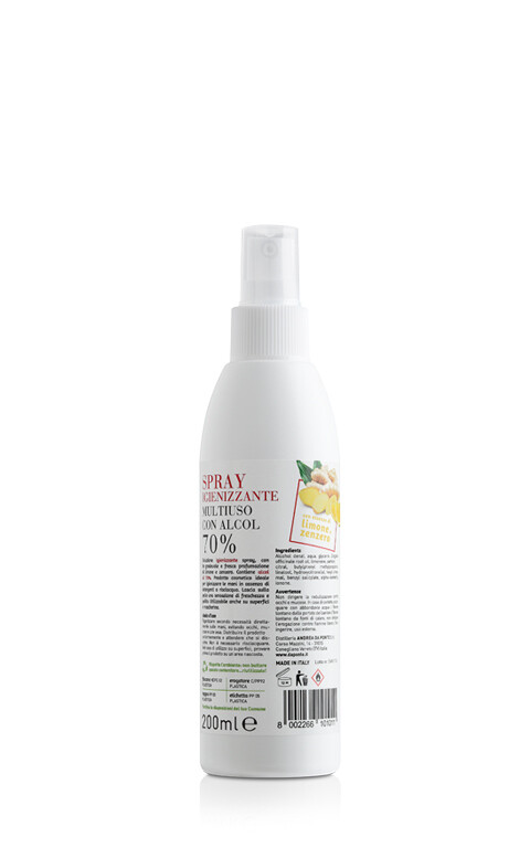 Spray igienizzante multiuso 200 ml