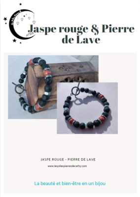 Jaspe rouge & Pierre de Lave