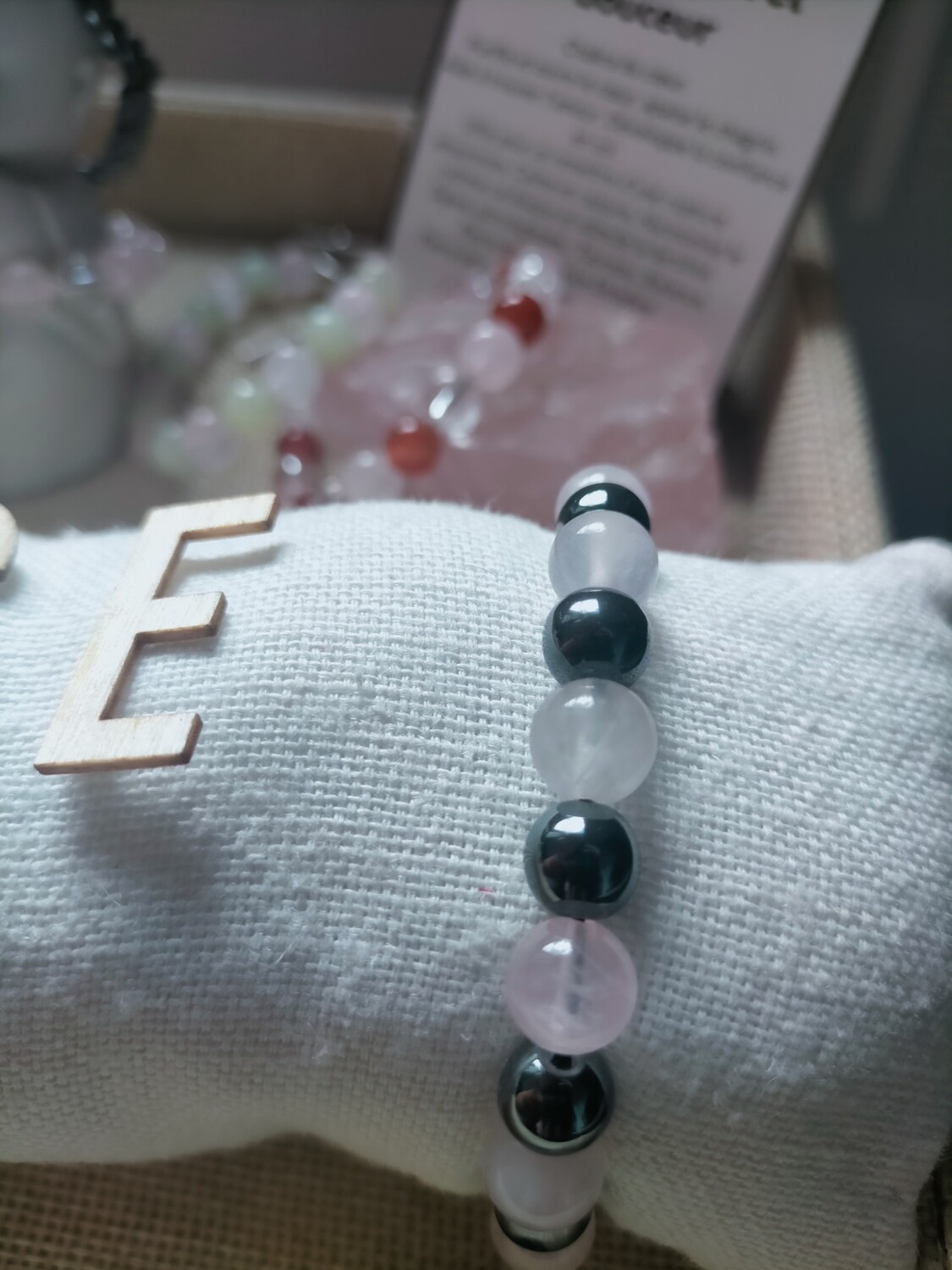 Hematite &amp; Quartz rose