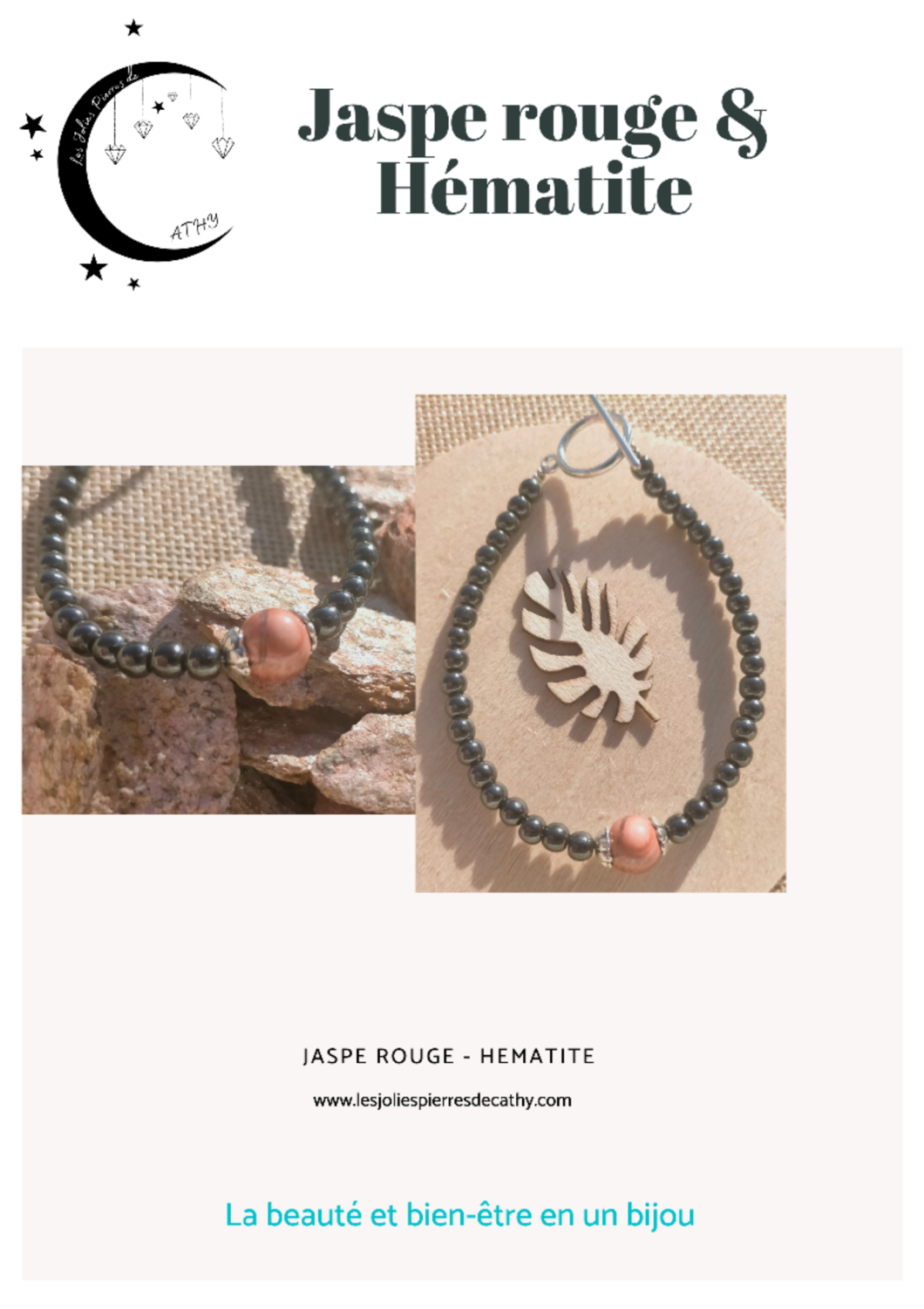 Jaspe rouge &amp; Hématite