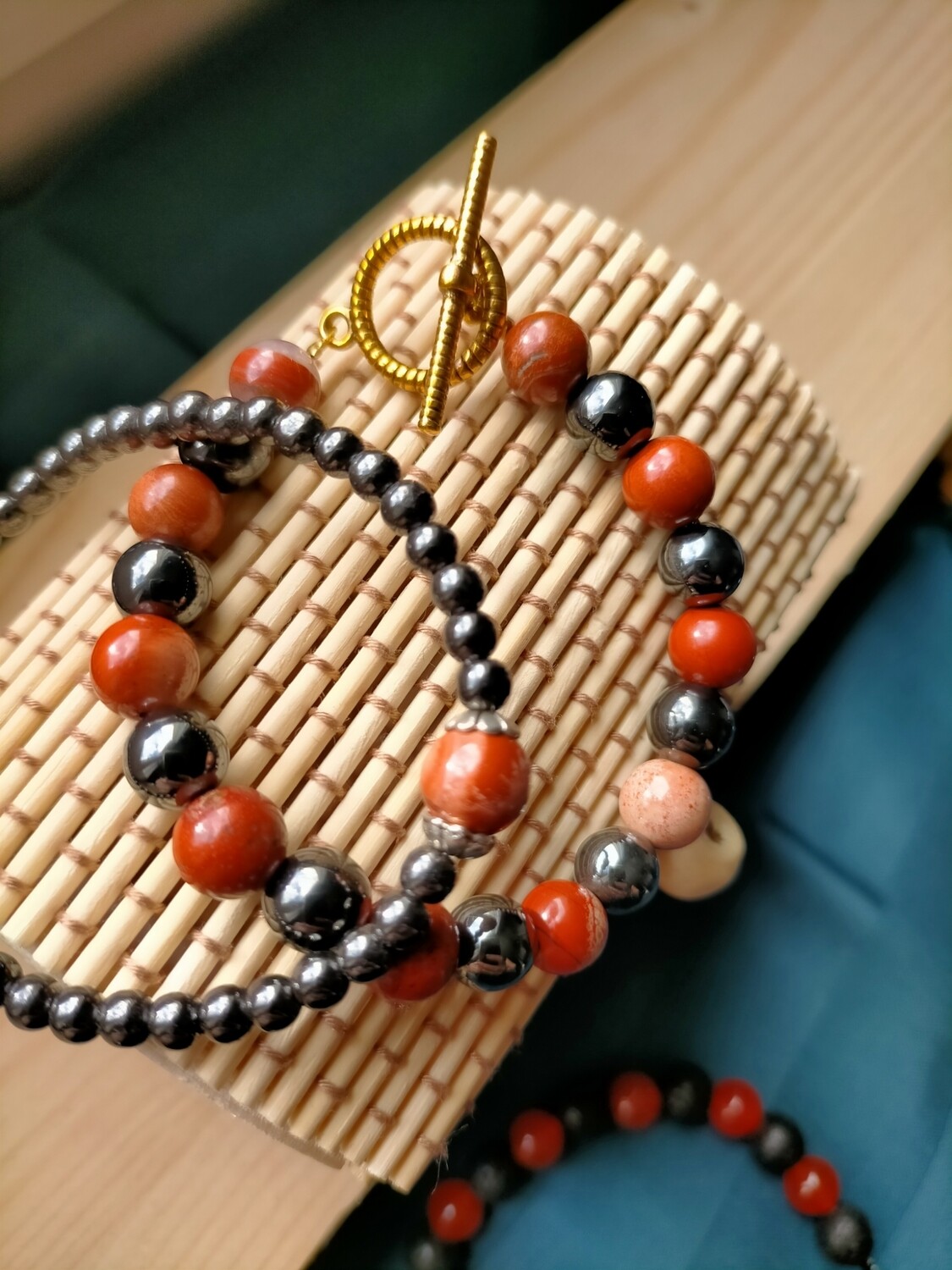 Jaspe rouge &amp; Hématite