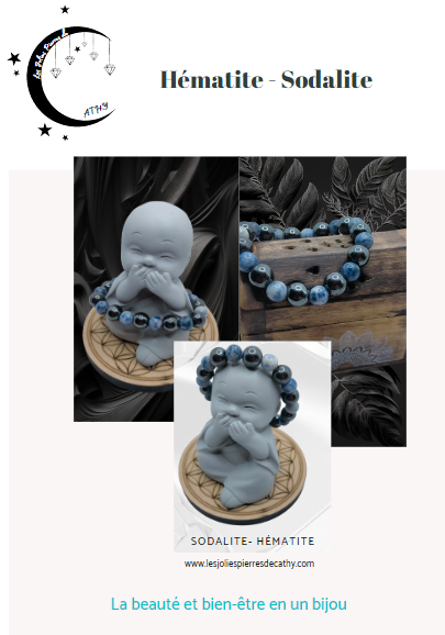 Sodalite &amp; Hématite