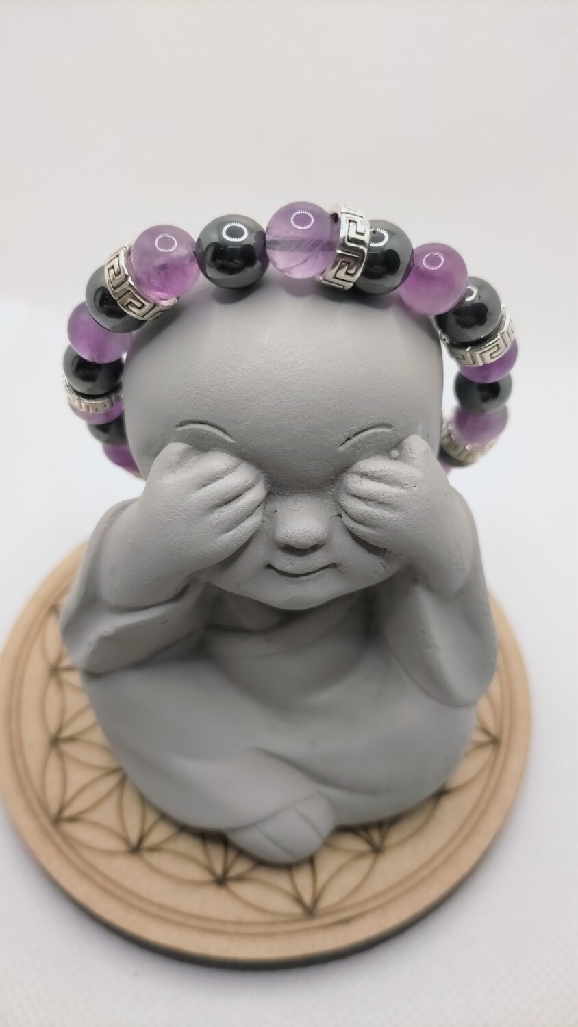Hématite &amp; Améthyste