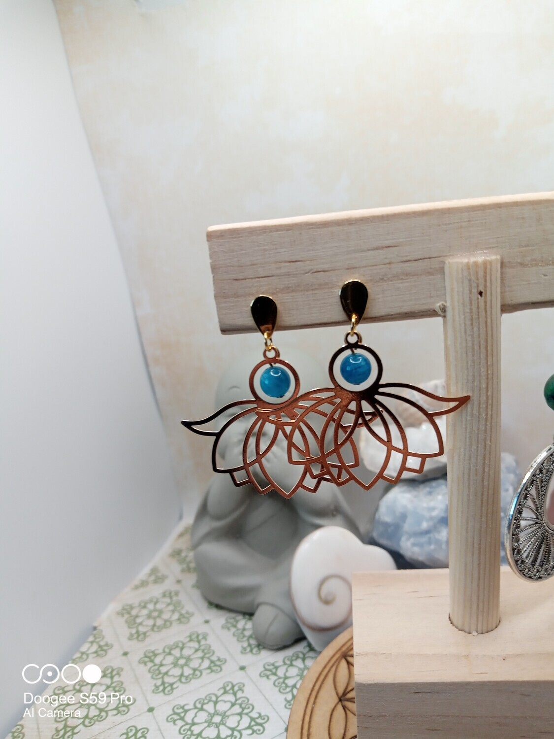 Boucles d&#39;oreilles Lotus