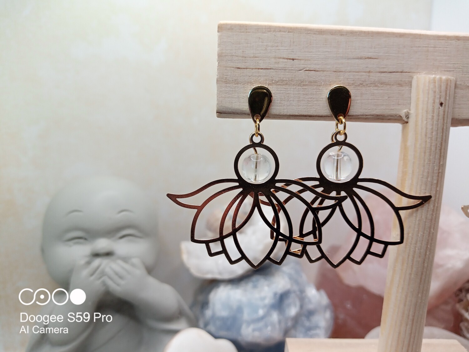 Boucles d&#39;oreilles Lotus